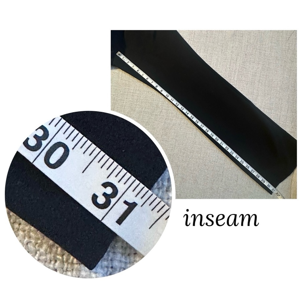 ELLEN TRACY Black Dress Pants Trousers Suit Separate Office Professional Wmns 2 - Picture 11 of 13
